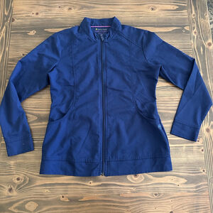 Women's Healing Hands Navy Purple Label ModernFit Jacket XS
